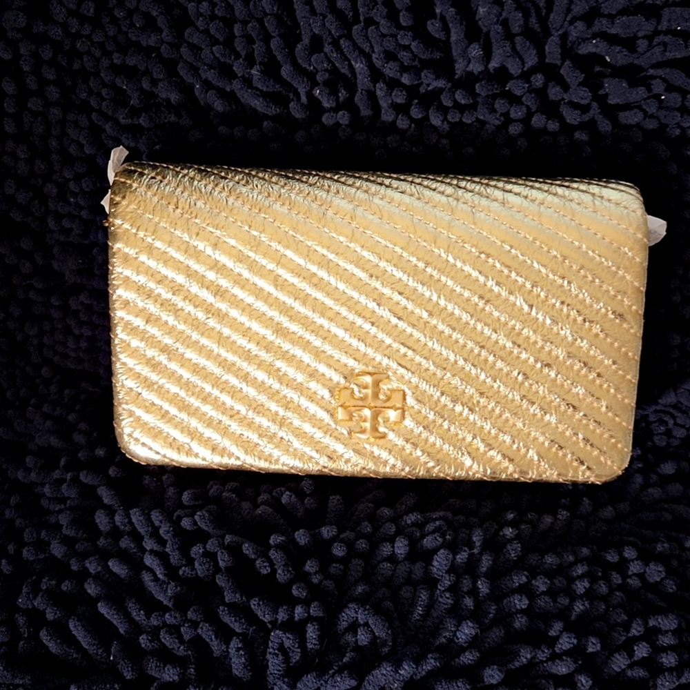 Tory Burch Metallic Gold Crossbody